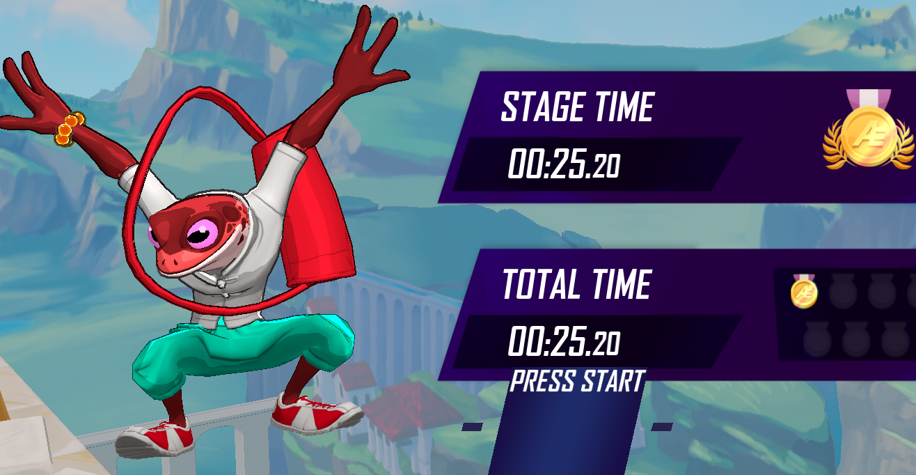 Rivals of Aether II Arcade Mode results screen